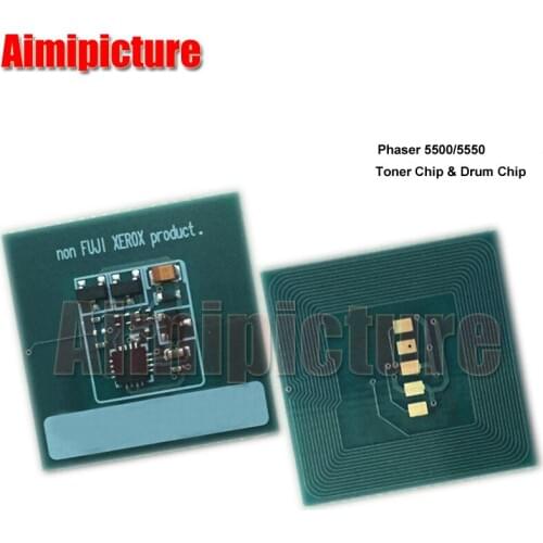 113R00668 Toner Chip For Xerox Phaser 5550 Black copier toner chip 4pcs/lot