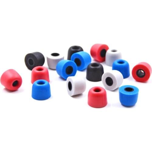 2 pcs 1 Pair foam tips T400 Ear Pads for all in ear earphone headset headphone Erphone tips Memory Foam QKZ Original