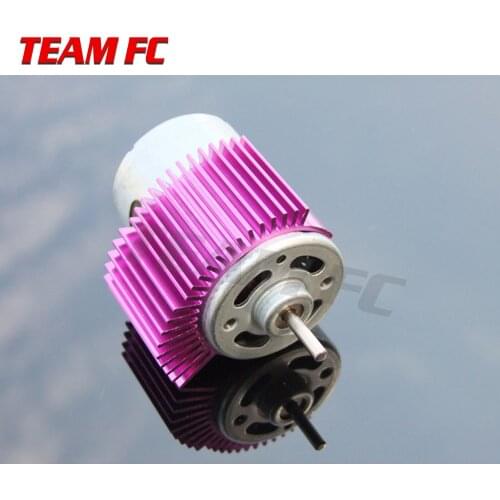 2pcs New Motor Heat Sink and Cooling Fan Set for 1/10 HSP RC Car 540/550 3650/3660 Motor 1:10 Electric RC Car Parts S110