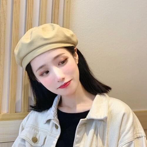 6 Colors Summer And Autumn Thin Breathable Octagonal Women Hats Fashionable Vintage Painter Hat 2020 New Style Hot Sales