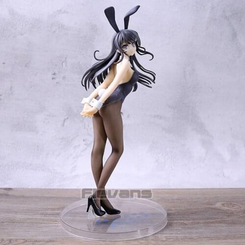 Anime Rascal Does Not Dream of Bunny Girl Senpai Sakurajima Mai PVC Figure Collectible Model Toy