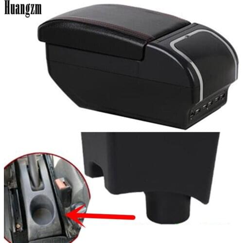 For LADA LARGUS Armrest box Automotive interior accessories 2014 paragraph lada largus chargeable USB Double layer