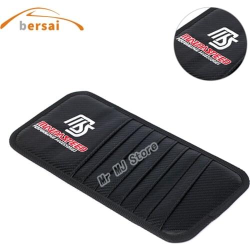 Carbon fiber Sunshade Storage Bag car Sun visor CD car styling for MS MAZDA Speed honda mazda civic CRV XRV URV Auto accessories