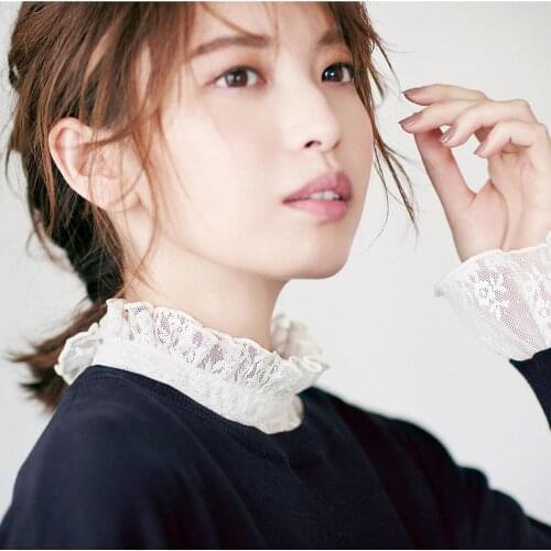 Blouse Vintage Lapel Half Shirt Style Blouse Womens Accessories Neck Decor Cotton Fashion False Collar New Women