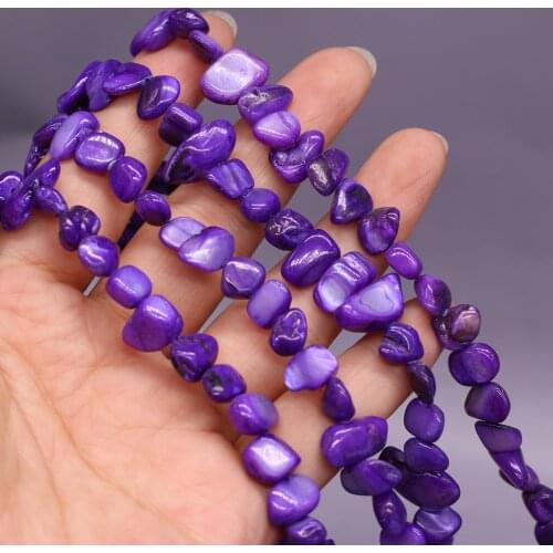 Natural Shells and Irregular Rectangular Beads Use For Make Exquisite Ladies' Jewelry Bracelets 8x15-10x20 Mm Length 80 Cm