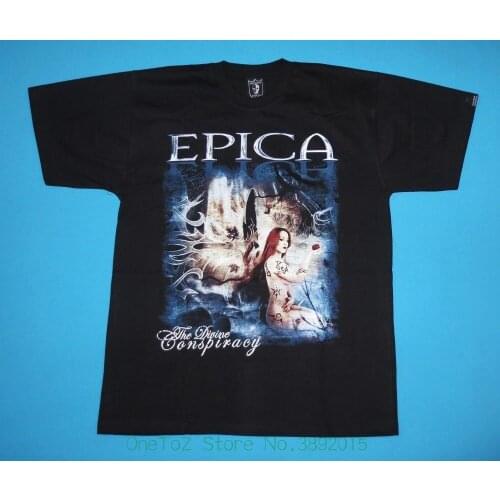 Summer Short Sleeves Fashion T Shirt Epica The Divine Conspiracy T-Shirt New