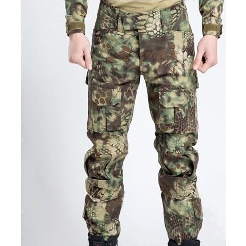 Man Army Rip-Stop Sports Pants Anti-Pilling Combat Trousers Outdoor Pro Military Tactical Camouflage Camping Hiking Pants