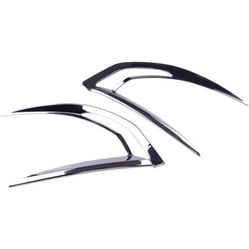 2pc Front Fog Light Lamp Cover Strip Moulding ABS Plastic Chrome fit for Toyota Corolla Sedan 2020 2021