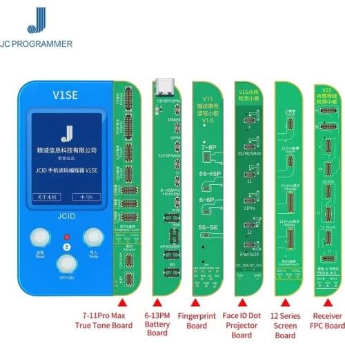 JC V1S For IPHONE 7 8 8P X XS 11Pro max Repair Tool Photosensitive Original Color TouchFingerprint Battrey Read Write Programmer