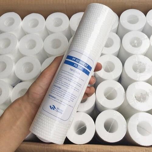 PP Sediment Filter 10 inch 1 Micron Polypropylene Replacement PP Water Filter Cartridge PP Cotton Filter Aquarium 20pcs/lot