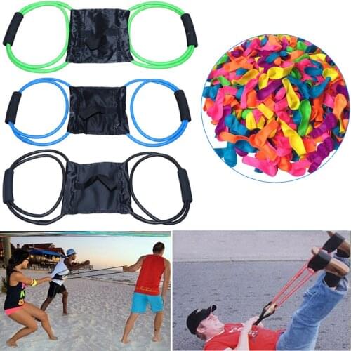 Water Balloon Launcher Elastic Bomb Beach Durable Party Rope Slingshot Funny Fight Toys Seaside Beach Party Game Outdoor