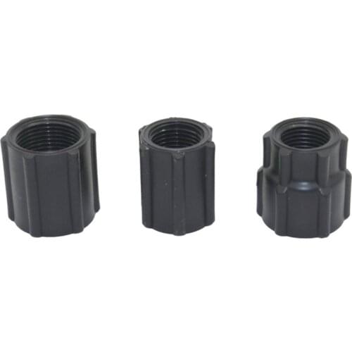 1/2", 3/4", 3/4" to 1/2" Inner Thread Connector Car Washing Pipe Fittings Drip irrigation Garden accessories 6 Pcs