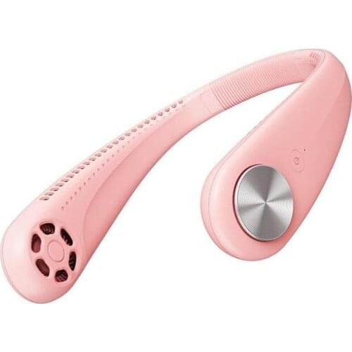 Ultra-light Mini Fan Portable Leafless USB Charging Sports Silent Hanging Neck Fan Provide A 360° Cooling Experience