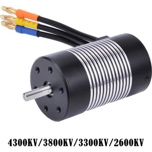 Waterproof Brushless Motor Sensorless Motor 4 Pole 12 Slot for 1/10 Rock Climber Car Spare