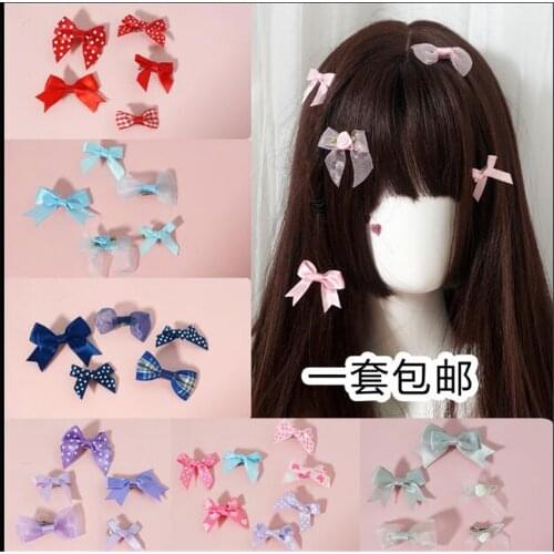 Sweet bownot hairpin for lolita girl hair clip hair side clip hair accessroies B951