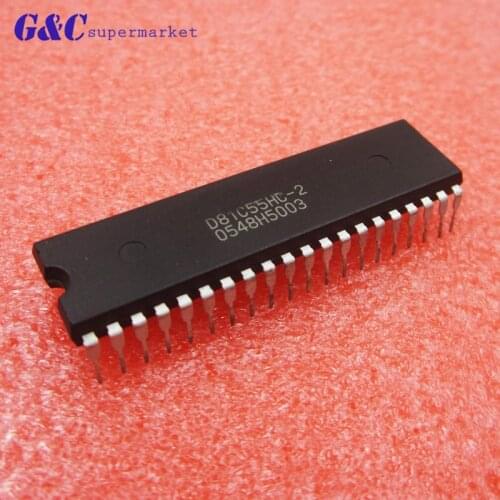 1/5PCS D81C55HC-2 D81C55 81C55HC-2 IC Encapsulation NEW diy electronics