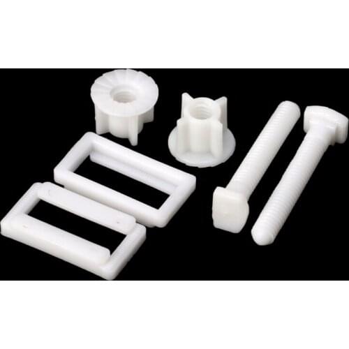 1 Pair Toilet Seat Hinge Bolts Screw Fixing Fitting Kit Toilet Seat Repair Tool