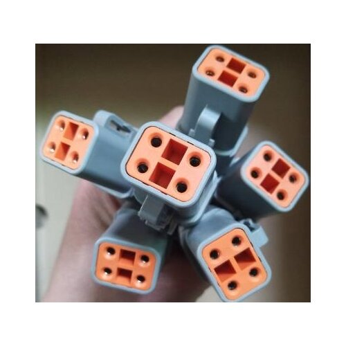 1PCS Car connector FOR PC200/220/210/240/360-8 engine injector injector wiring harness plug
