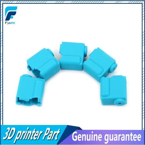 10pcs Blue Volcano V1 Silicone Sock Volcano Heated Block J-head Hotend Bowden/Direct Extruder Block Cover 3D Printer Part