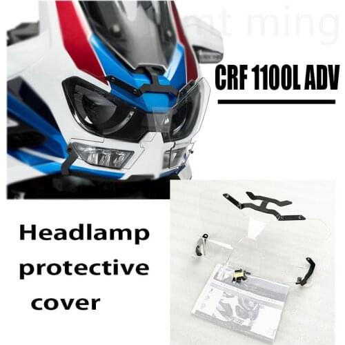 2020 2021 Front Headlight Guard Cover Clear Lens Head Light Lamp Protector New For Honda Africa Twin CRF1100L Adventure Sports