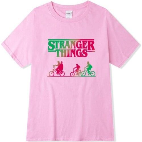 American Drama Surrounding Stranger Things 3D Print T Shirts Personality Trend Casual Cotton Short T-shirt Fashion Hombre