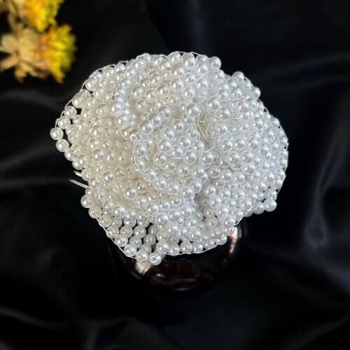 Stunning Pearls Bridal Hair Combs Vine Jewelry Wedding Headwear Hair Accessories Ribbon Women Headwear расческа для волос