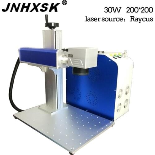 JNHXSK 30W Split Fiber Laser Marking Machine 200*200mm Upgrade Laser Raycus Metal Marking Machine Stainless Steel