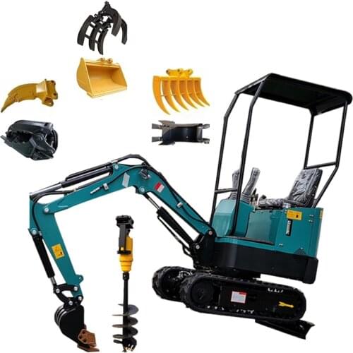 Chinese 1000kg Mini Excavator Mini Bagger Mini Digger Towable Backhoe Loader Excavator For Sale