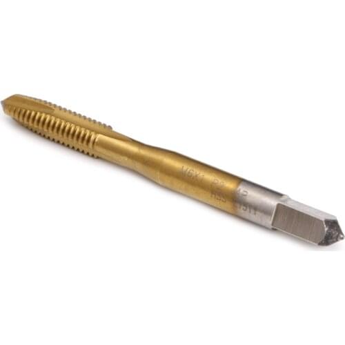 M2/M2.5/M3/M3.5/M4/M5/M6 HSS Metric Straight Flute Thread Screw Tap Plug Tap 62KD