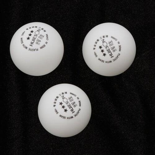 3-Star 40+mm White Table Tennis Balls,Advanced Pong Ball - Set of 3
