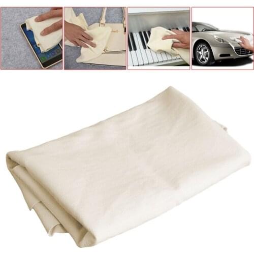 Natural Shammy Chamois Leather Car Cleaning Towels Drying Washing Cloth New X6HF