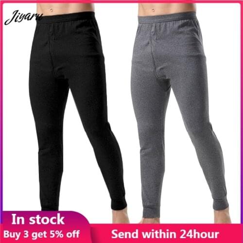 New Thermal Underwear for Men Loose Thermal Pant Long Johns Underwear Male Mens Leggings Plus Size Warm Underpants Long Pants