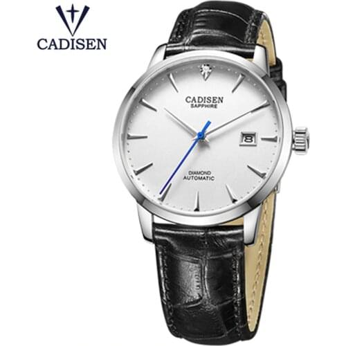NEW CADISEN Business Automatic Watch Men Stainless Steel Waterproof Mechanical Watch Luxury Brand Male Clock For Man Gift C8097M