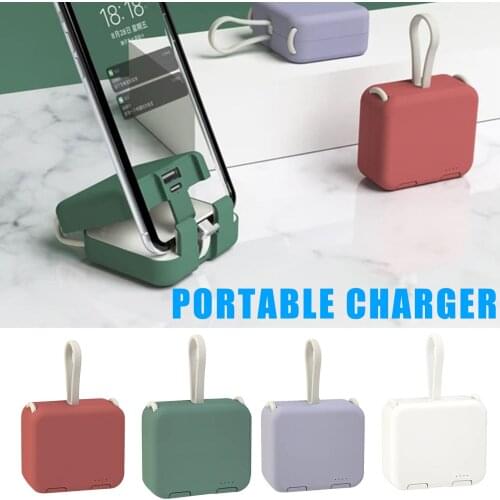 New Multi-Function With Own Cord Handbag Back Clip Power Bank Mobile Power QJY99