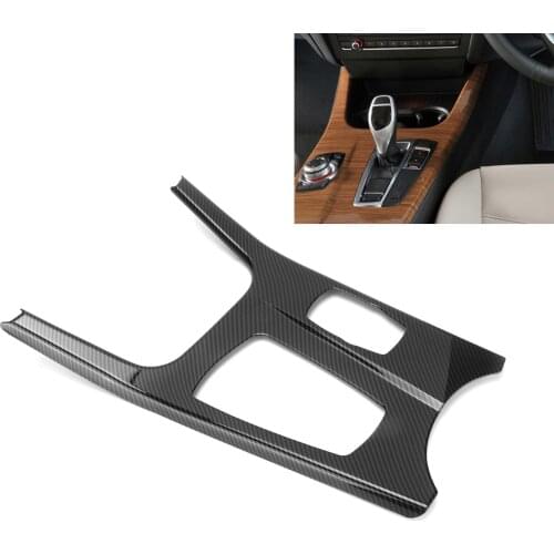 Car mirror protect car styling Gear Shift Knob Panel Trim Cover Carbon Fiber Style Replacement for X3 F25 X4 F26 2011-2017 RHD