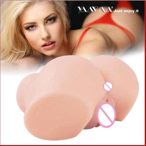 Realistic Ass Artificial Vagina And Anal Lifelike 3D Pussy Anus Sex Doll for Male Masturbator Double Hole Adult Sex Toys for men