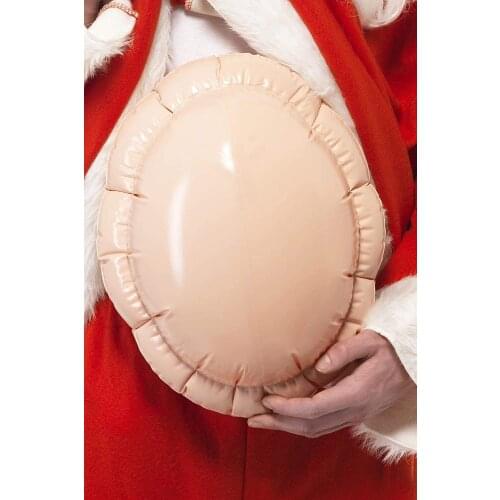 1PC PVC Christmas Santa Claus Cosplay Fake Belly Inflatable Belly Invisible False Pregnancy Tummy Cosplay Movie Props