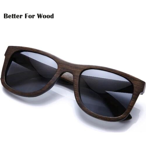 2021 Men Women Wood Sunglasses Fashion Polarized Sun Glasses Retro Bamboo Classic Shades