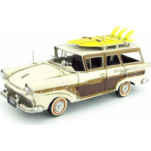 Antique classical car model retro vintage wrought handmade metal crafts for home/pub/cafe decoration or birthday gift