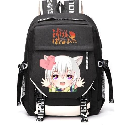 Unisex Anime Kamisama Love Kamisama Kiss Momozono Nanami Tomoe Outdoor Travel Rucksack Casual Schoolbag Student Backpacks