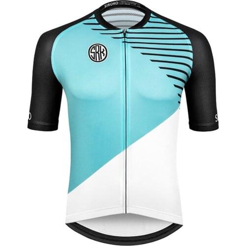 Siroko summer Team men bicicleta short-sleeved cycling jersey Ciclismo outdoor cycling MTB shirt with bib shorts suit 3 pockets
