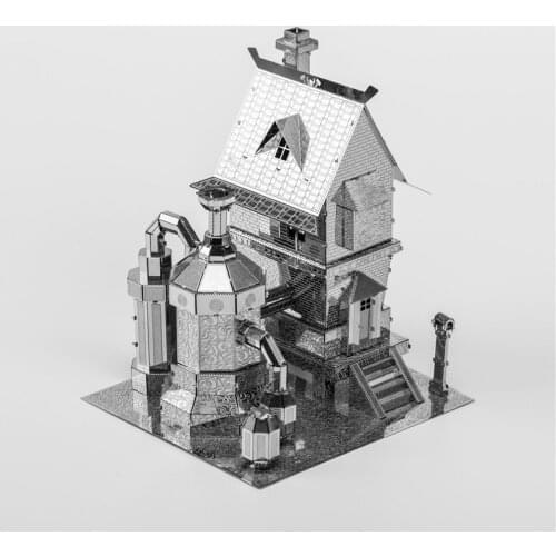 3D Metal Puzzle Chinese Water House Assembly Metal Model kit DIY 3D Laser Cut Model Toys Gift for Adult