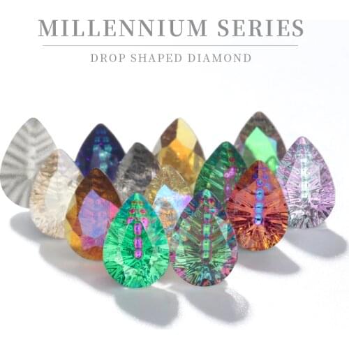Astrobox Top Quality Millennium Drop K9 Crystal Rhinestone DIY Clothing & Accessories Sew On Clothes Shoes Loose Beads
