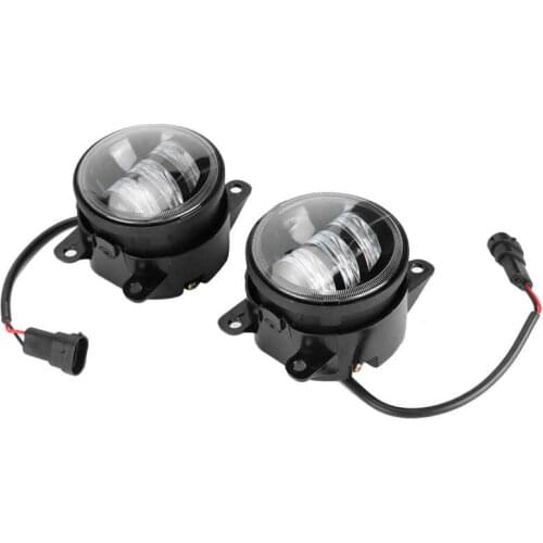 Car Parts Fog Light for Ford 4inch 20W High Power Fog Light LED Dual Color Lamp Car Accessories Fit for Honda Car Fog Lamp