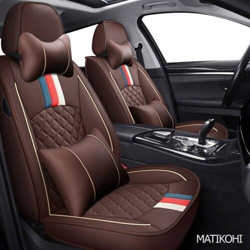 MATIKOHI leather car seat cover For hyundai sonata Elantra getz ioniq i10 santa fe solaris tucson creta ix25 ix35 i55 car seats