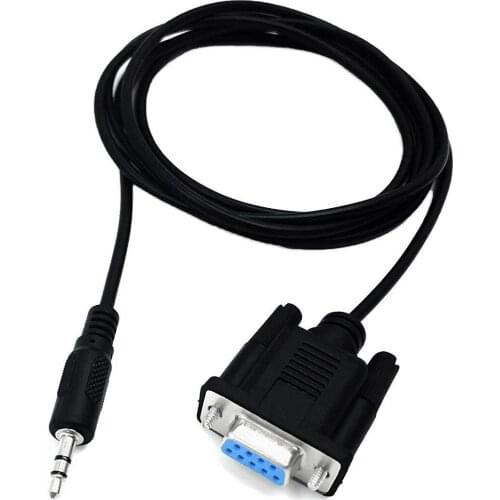DB9 9 Pin VGA female cable ,DB 9 Female to TRS 3.5mm (1/8in) TRS Stereo Male Serial Data Cable-6 Feet