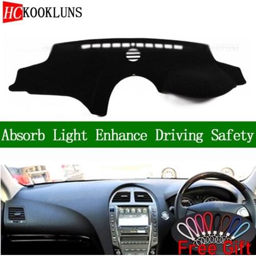 For lexus ES350 ES240 2006 2007 2008 2009 2010-2012 Right Hand Drive Dashboard Cover Car Stickers Dash Mat Interior Accessories