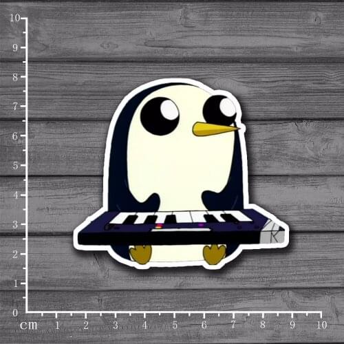Electronic keyboard penguin Scrapbooking Stationery Sticker Decor For Ablum Diary Scrapbookin Laptop Notebook Supplies[Single]