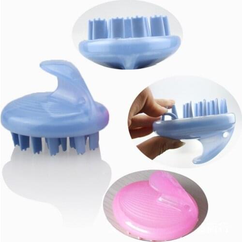 Head massage brush plastic massage comb shampoo comb silicone shampoo brush shampoo massage brush comb