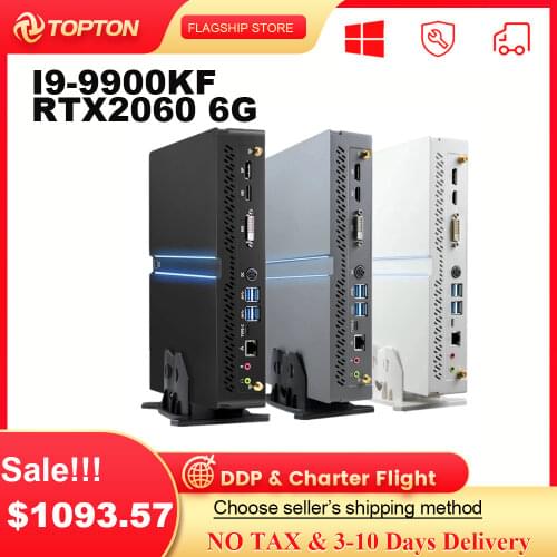 Hot Gaming PC Intel I9 9900KF i7 9700KF GTX 1060 GDDR5 DIY PUBG GTA5 Win10 2*DDR4 NVMe SSD Desktop Computer Mini Gaming PC